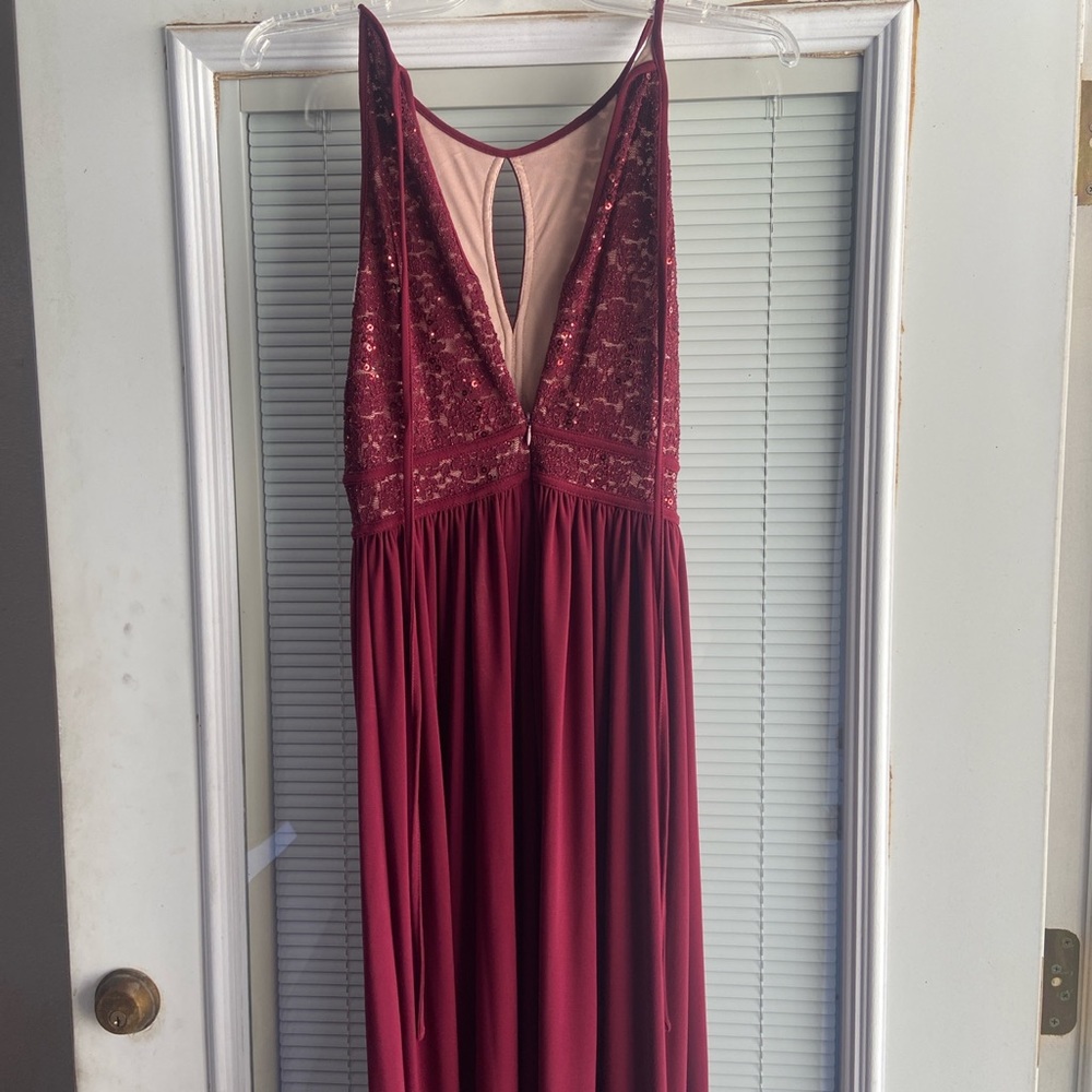Floor length dress